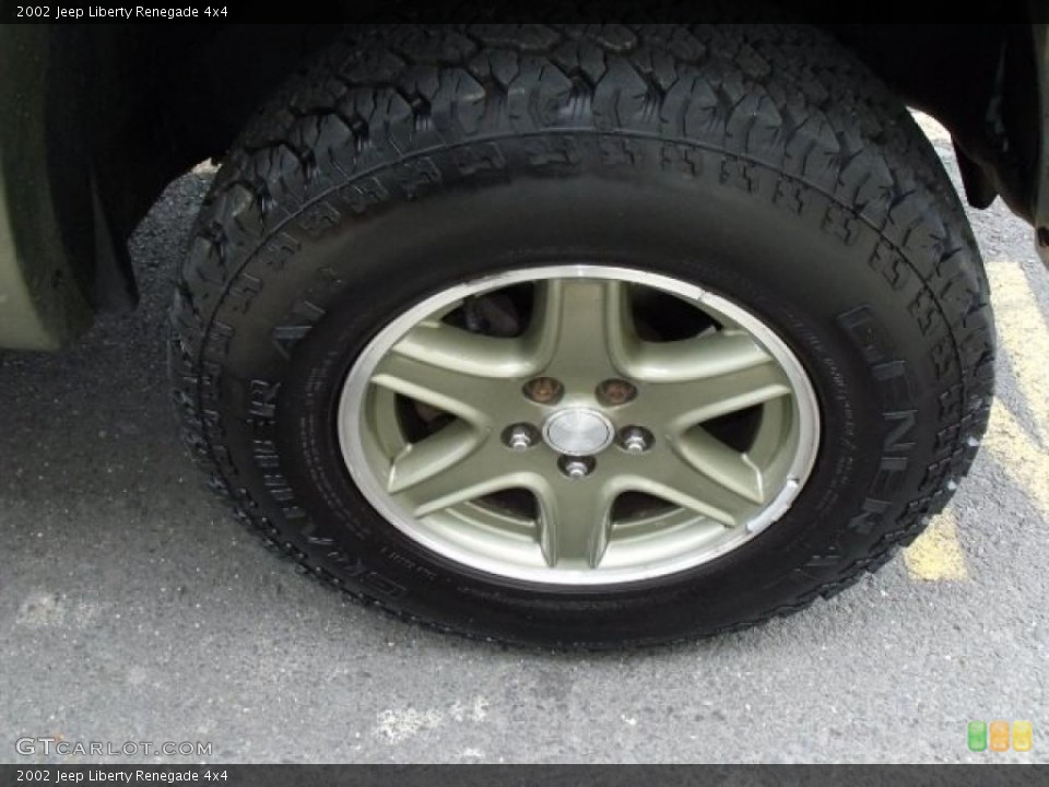 2002 Jeep Liberty Renegade 4x4 Wheel and Tire Photo #40780603