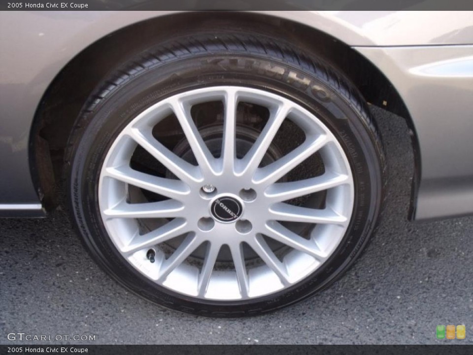 2005 Honda Civic Custom Wheel and Tire Photo #40781715