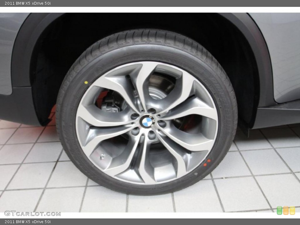2011 BMW X5 xDrive 50i Wheel and Tire Photo #40785487