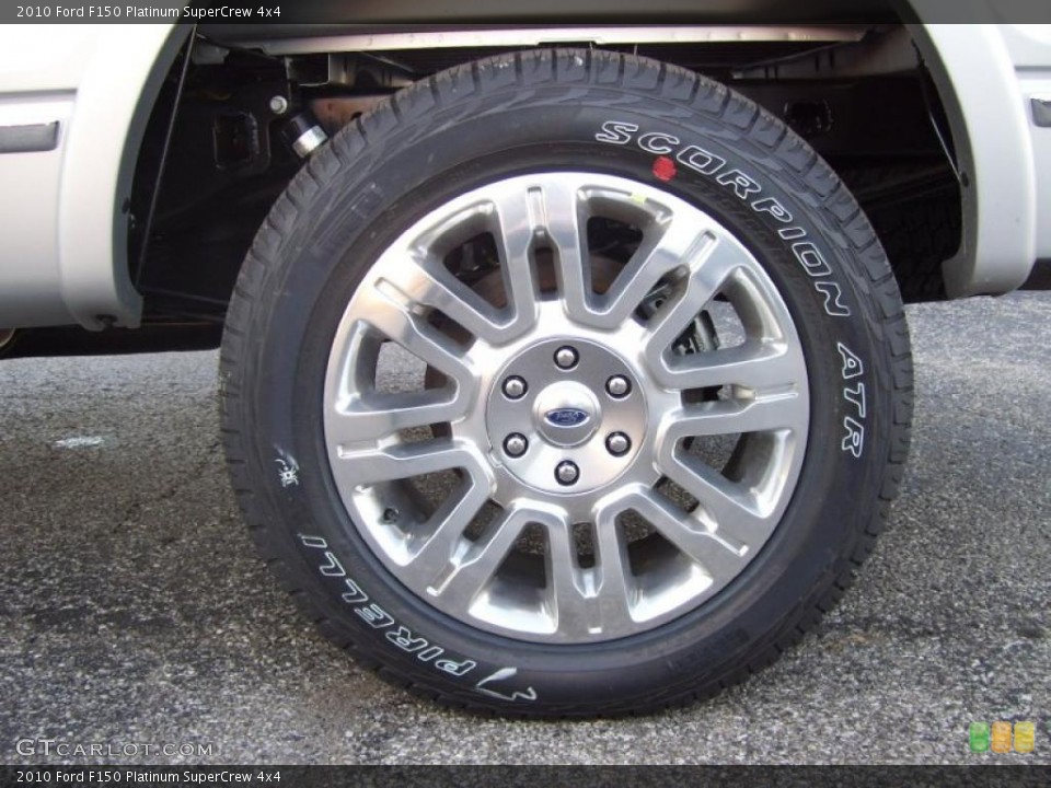 2010 Ford F150 Platinum SuperCrew 4x4 Wheel and Tire Photo #40786999