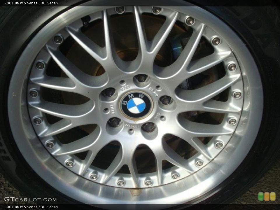 2001 BMW 5 Series 530i Sedan Wheel and Tire Photo #40793579