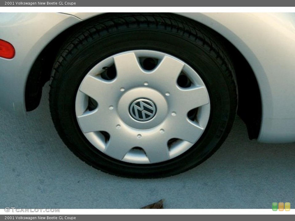 2001 Volkswagen New Beetle GL Coupe Wheel and Tire Photo #40795627