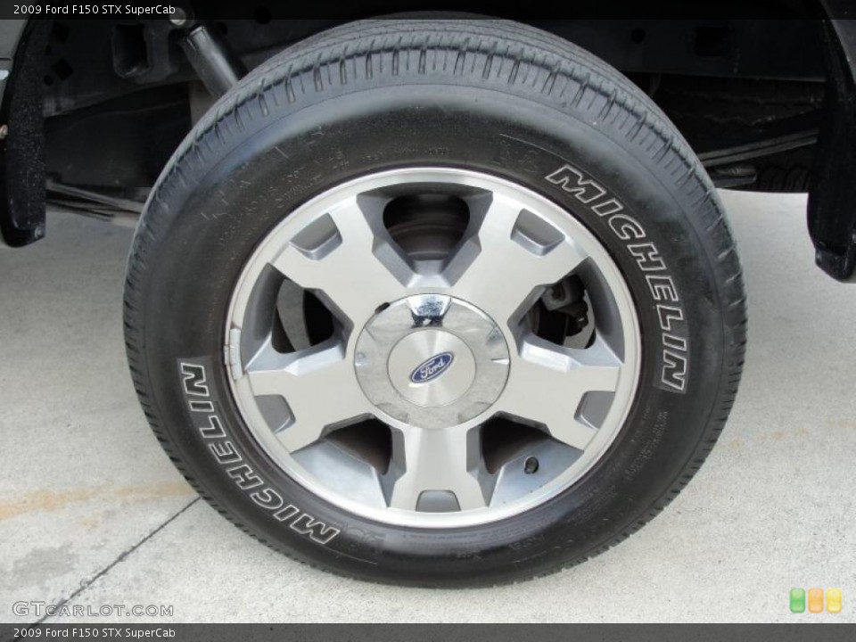 2009 Ford F150 STX SuperCab Wheel and Tire Photo #40799651
