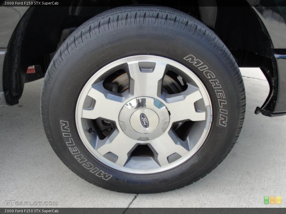 2009 Ford F150 STX SuperCab Wheel and Tire Photo #40799675