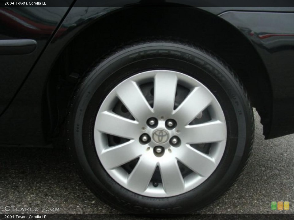 2004 Toyota Corolla LE Wheel and Tire Photo #40802651
