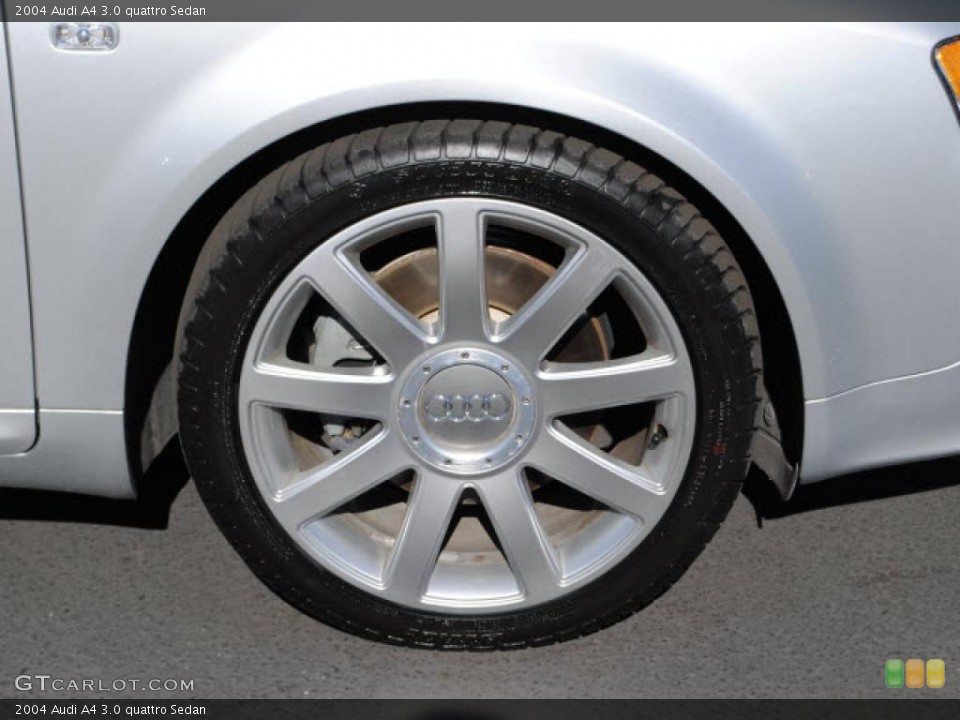 2004 Audi A4 3.0 quattro Sedan Wheel and Tire Photo #40805587
