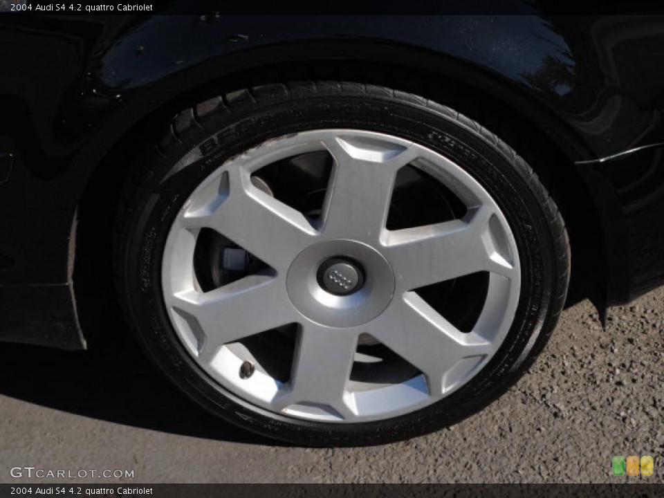 2004 Audi S4 4.2 quattro Cabriolet Wheel and Tire Photo #40805951