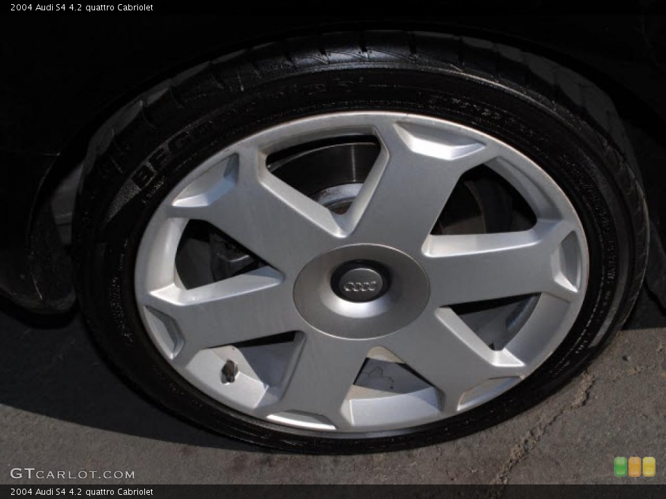 2004 Audi S4 4.2 quattro Cabriolet Wheel and Tire Photo #40806023