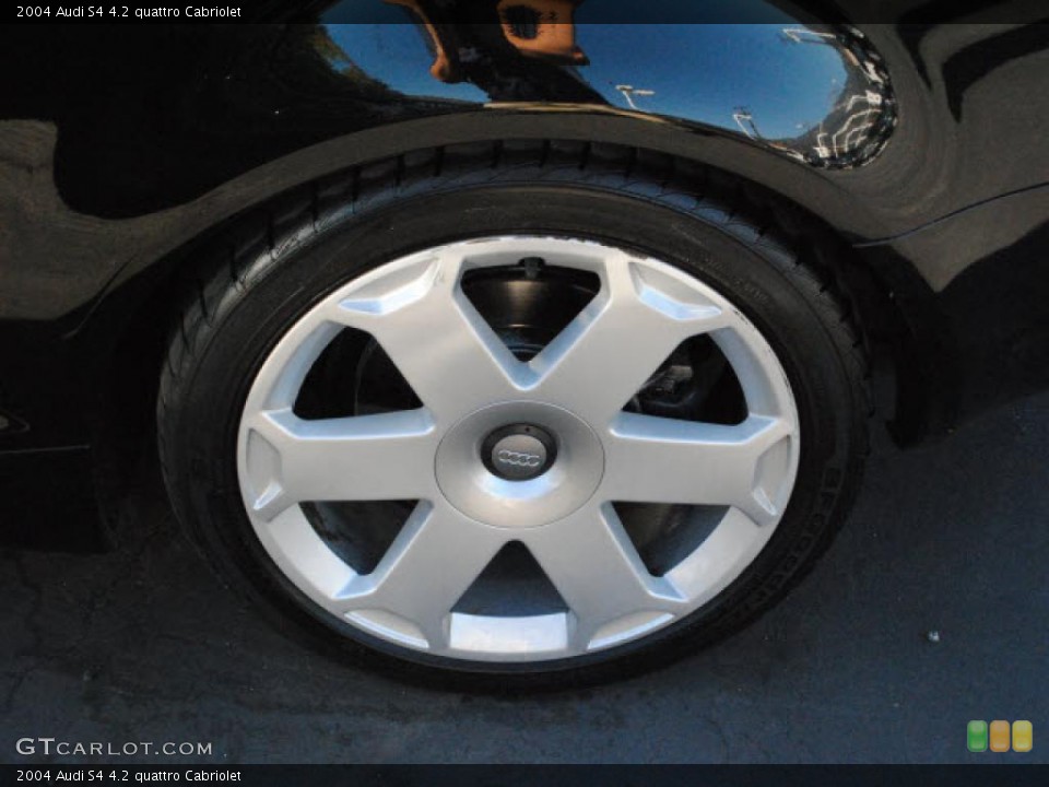 2004 Audi S4 4.2 quattro Cabriolet Wheel and Tire Photo #40806083