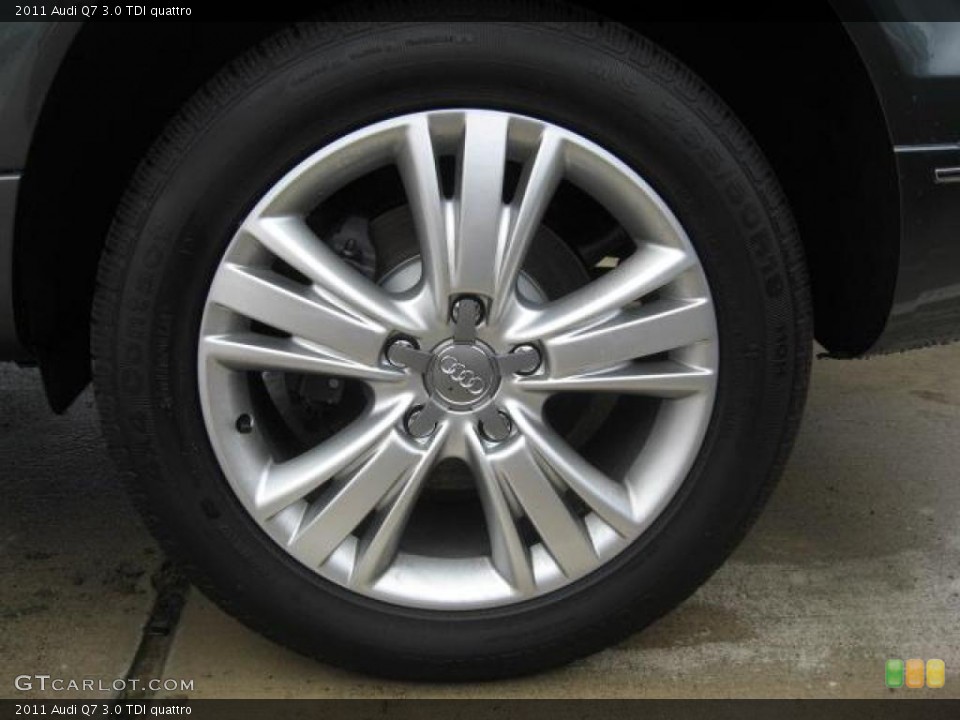 2011 Audi Q7 3.0 TDI quattro Wheel and Tire Photo #40810647