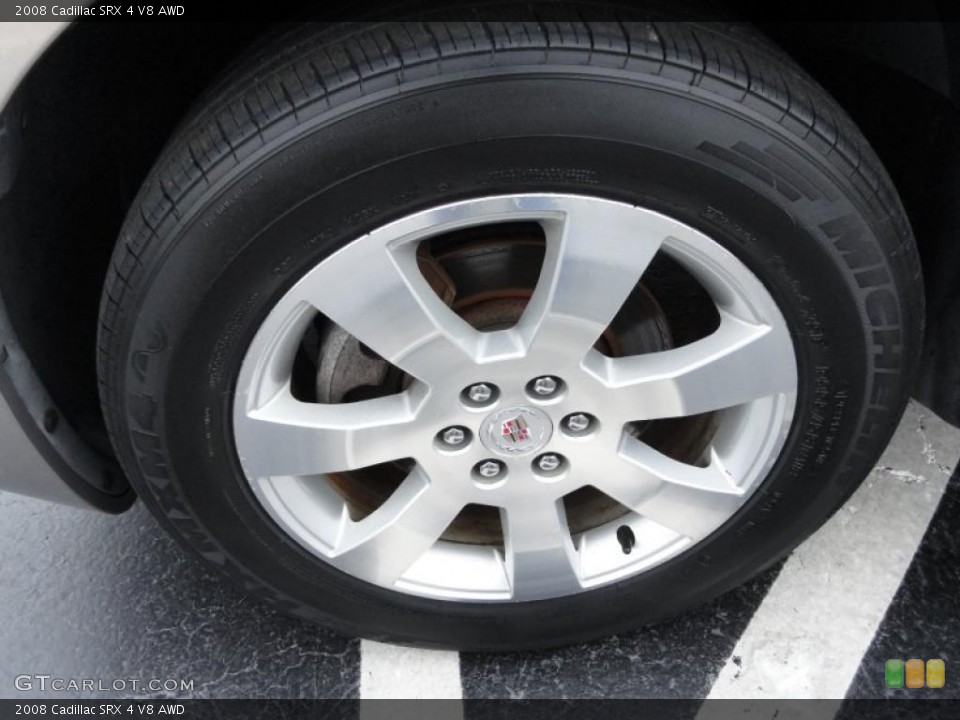 2008 Cadillac SRX 4 V8 AWD Wheel and Tire Photo #40813615