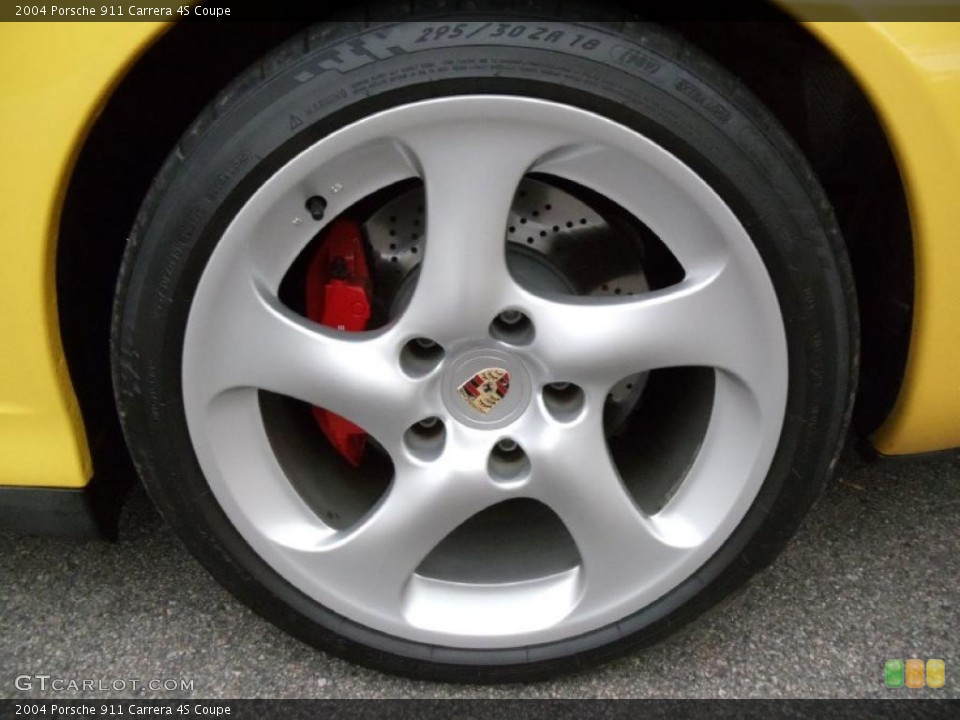 2004 Porsche 911 Carrera 4S Coupe Wheel and Tire Photo #40817643