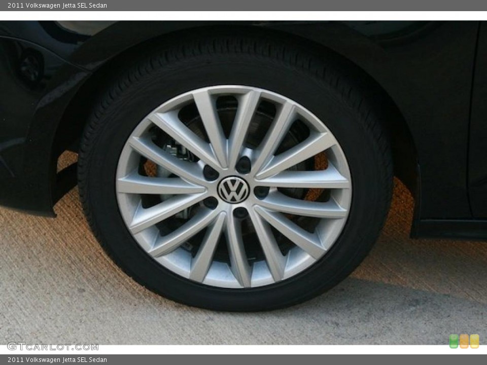 2011 Volkswagen Jetta SEL Sedan Wheel and Tire Photo #40819539