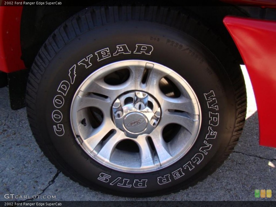 2002 Ford Ranger Edge SuperCab Wheel and Tire Photo #40821846