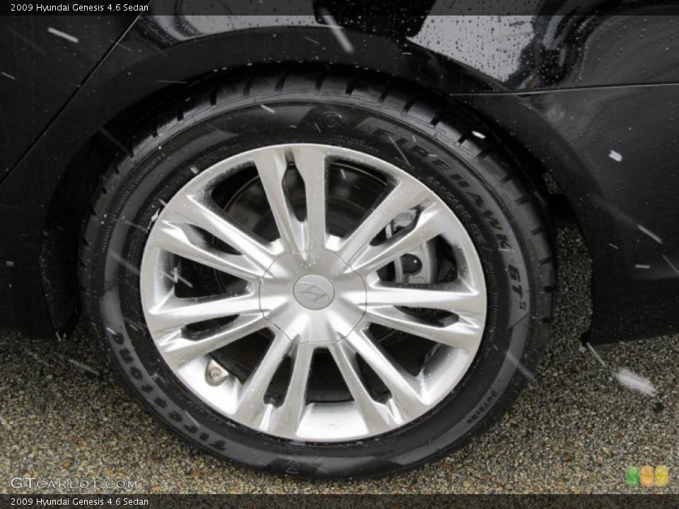 2009 Hyundai Genesis 4.6 Sedan Wheel and Tire Photo #40822473