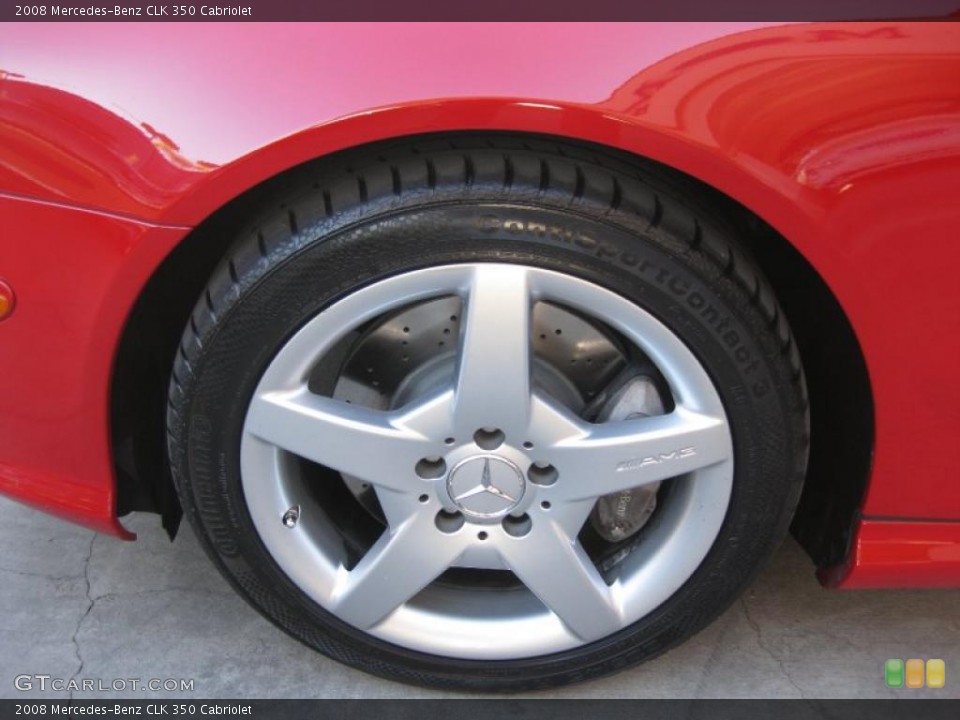 2008 Mercedes-Benz CLK 350 Cabriolet Wheel and Tire Photo #40824337