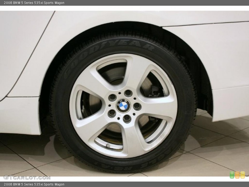 2008 BMW 5 Series 535xi Sports Wagon Wheel and Tire Photo #40829209