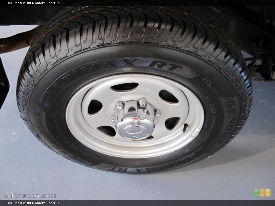 2000 Mitsubishi Montero Sport ES Wheel and Tire Photo #40833501