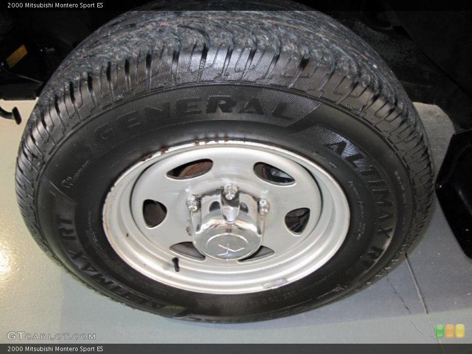 2000 Mitsubishi Montero Sport ES Wheel and Tire Photo #40833541