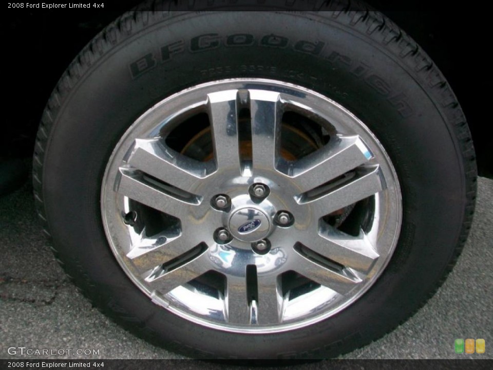 2008 Ford Explorer Limited 4x4 Wheel and Tire Photo #40834745