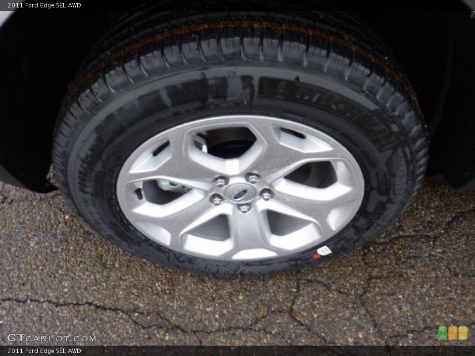 2011 Ford Edge SEL AWD Wheel and Tire Photo #40834921