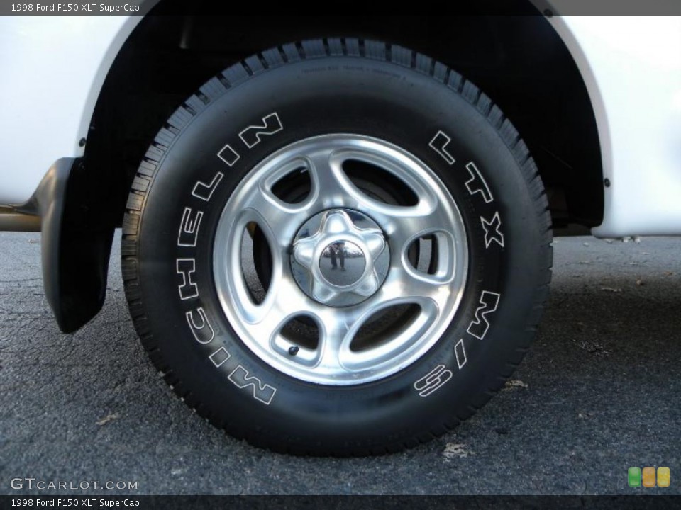 1998 Ford F150 XLT SuperCab Wheel and Tire Photo #40837401