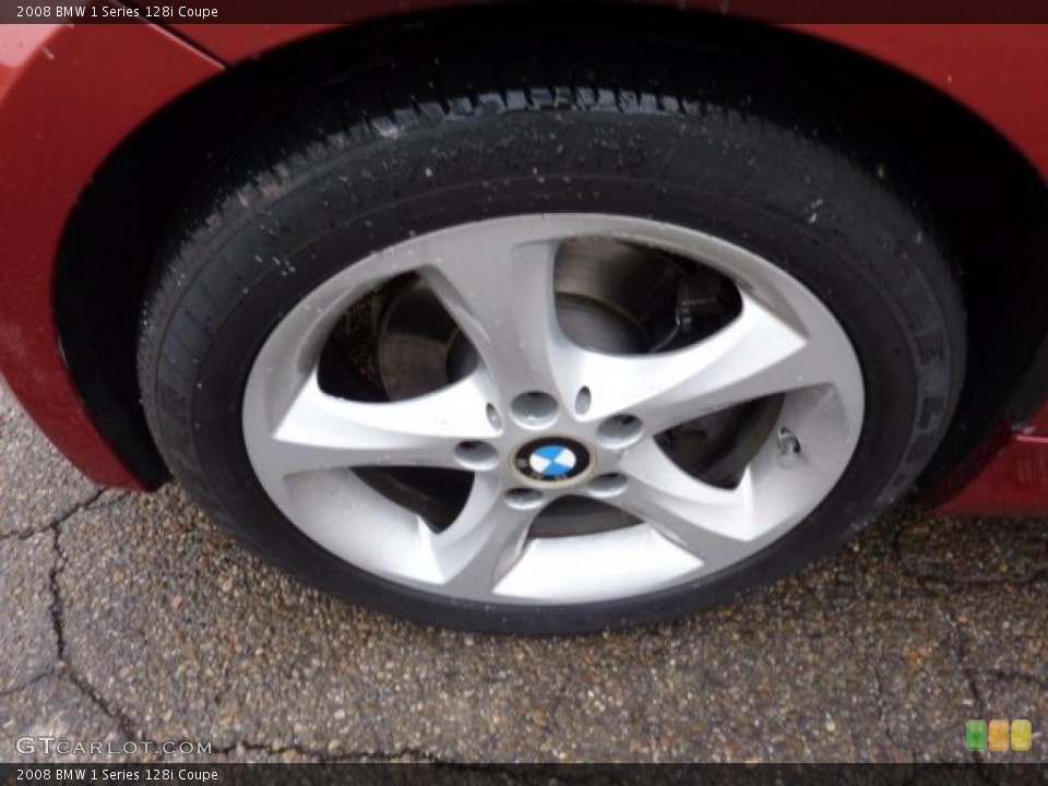 2008 BMW 1 Series 128i Coupe Wheel and Tire Photo #40837605