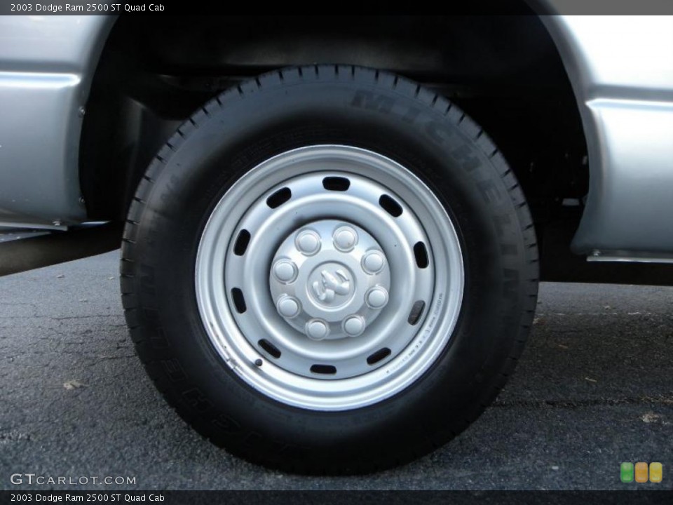 2003 Dodge Ram 2500 ST Quad Cab Wheel and Tire Photo #40837797
