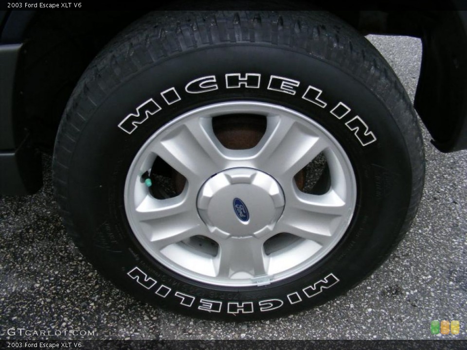 2003 Ford Escape XLT V6 Wheel and Tire Photo #40838169