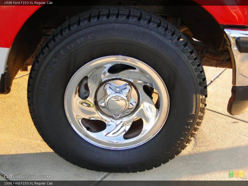 1998 Ford F150 XL Regular Cab Wheel and Tire Photo #40839929