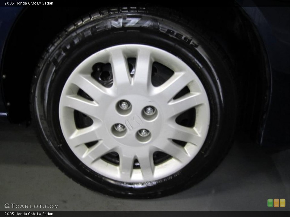 2005 Honda Civic LX Sedan Wheel and Tire Photo #40842257