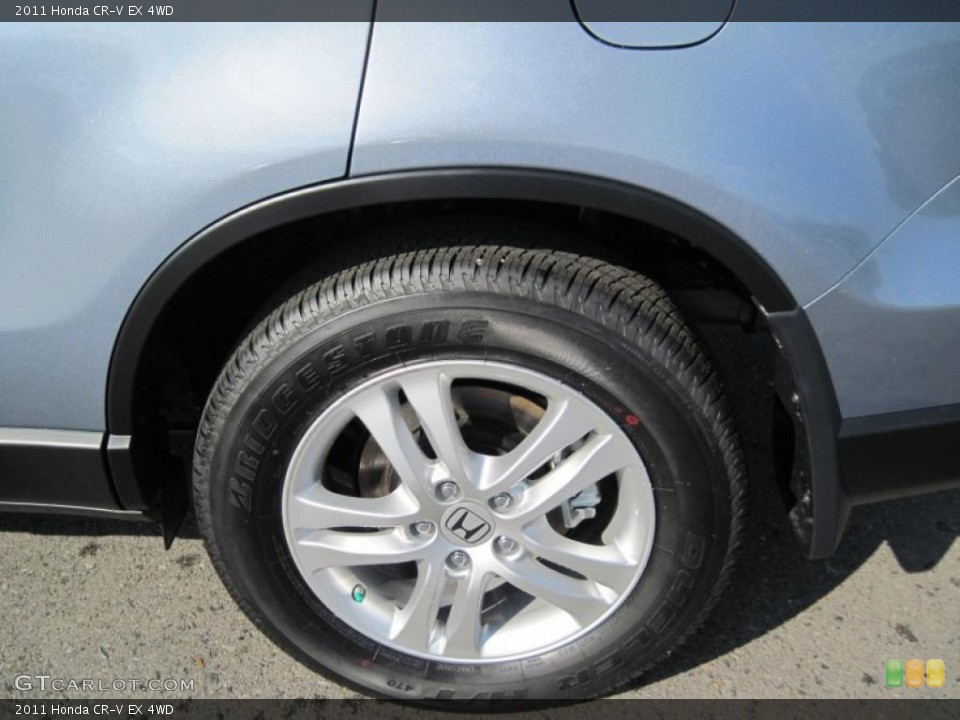 2011 Honda CR-V EX 4WD Wheel and Tire Photo #40846109
