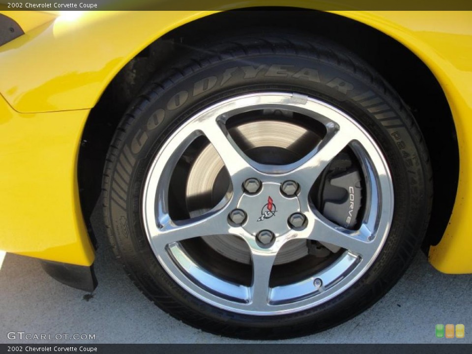 2002 Chevrolet Corvette Coupe Wheel and Tire Photo #40856569