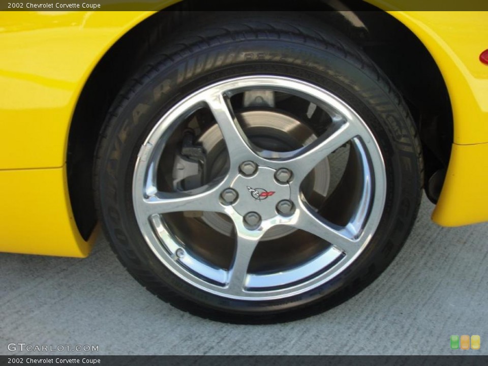 2002 Chevrolet Corvette Coupe Wheel and Tire Photo #40856581