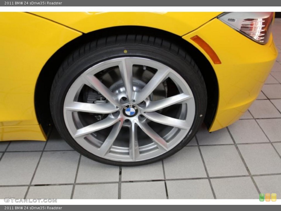 2011 BMW Z4 sDrive35i Roadster Wheel and Tire Photo #40856785