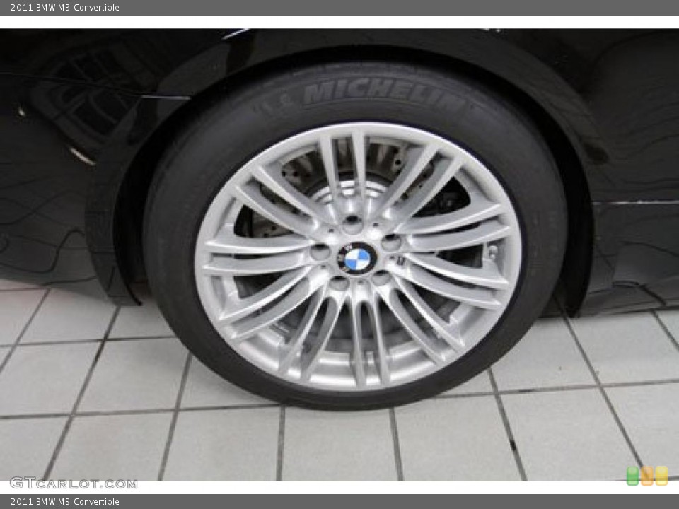 2011 BMW M3 Convertible Wheel and Tire Photo #40857189