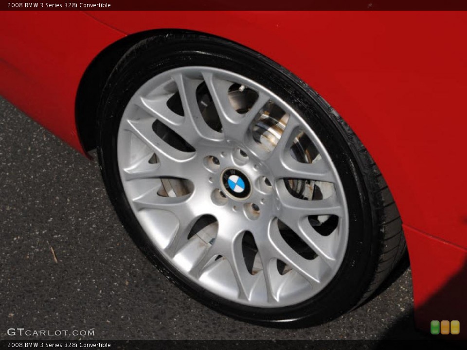 2008 BMW 3 Series 328i Convertible Wheel and Tire Photo #40860309
