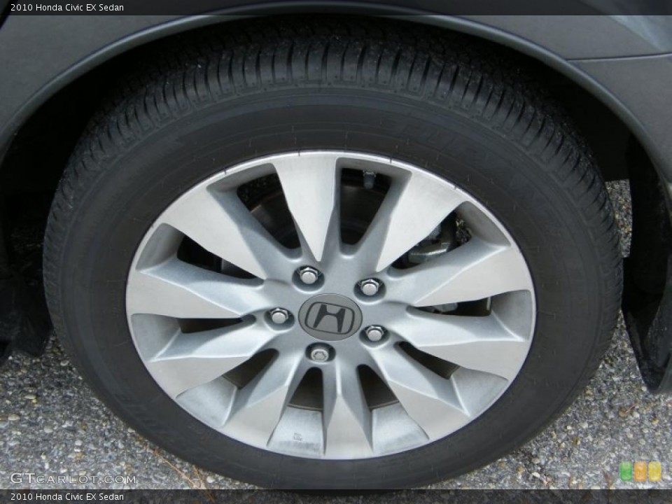 2010 Honda Civic EX Sedan Wheel and Tire Photo #40861073