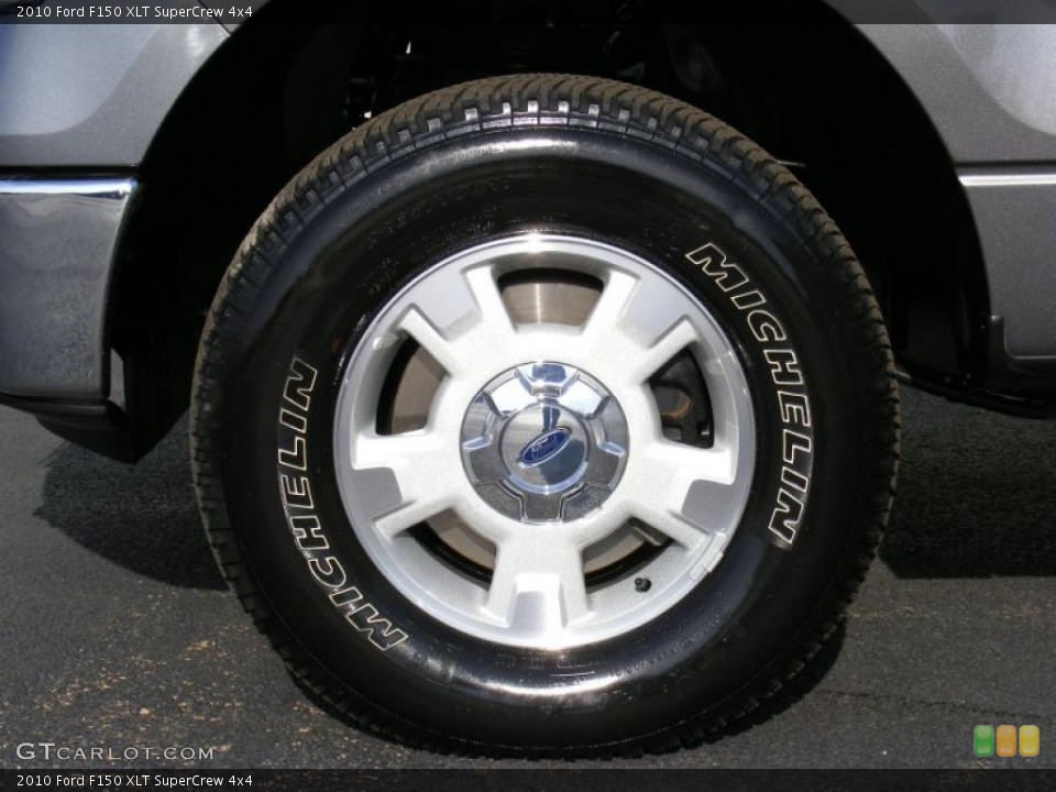 2010 Ford F150 XLT SuperCrew 4x4 Wheel and Tire Photo #40876370