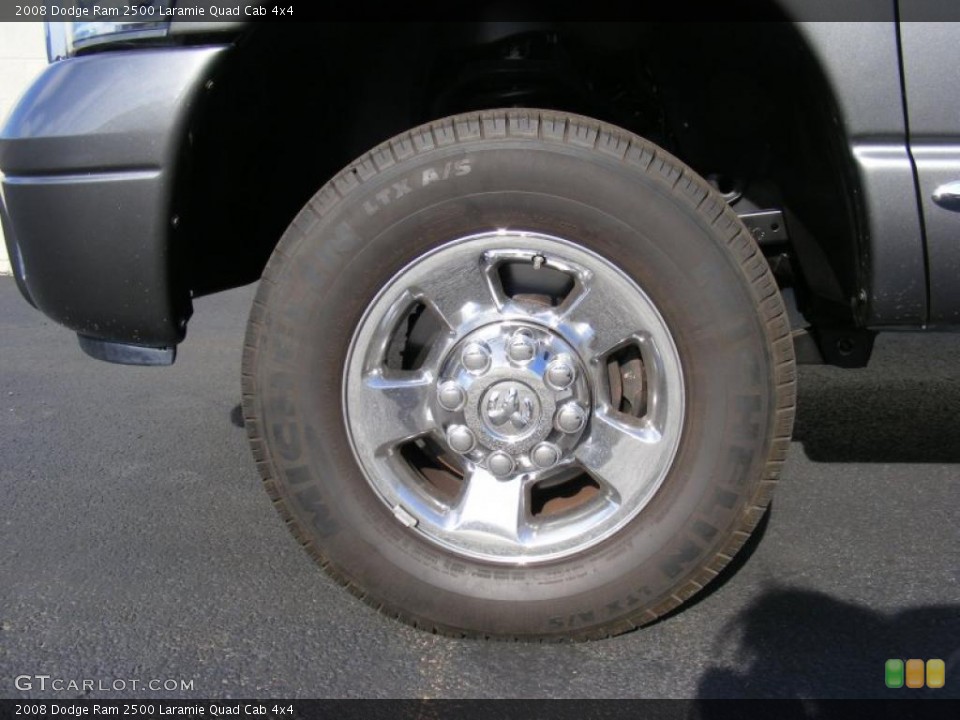 2008 Dodge Ram 2500 Laramie Quad Cab 4x4 Wheel and Tire Photo #40878178