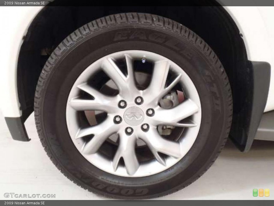 2009 Nissan Armada SE Wheel and Tire Photo #40880453