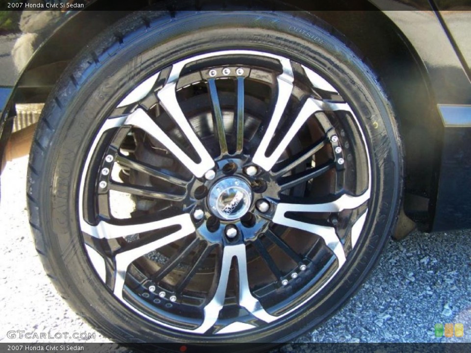 2007 Honda Civic Custom Wheel and Tire Photo #40883897