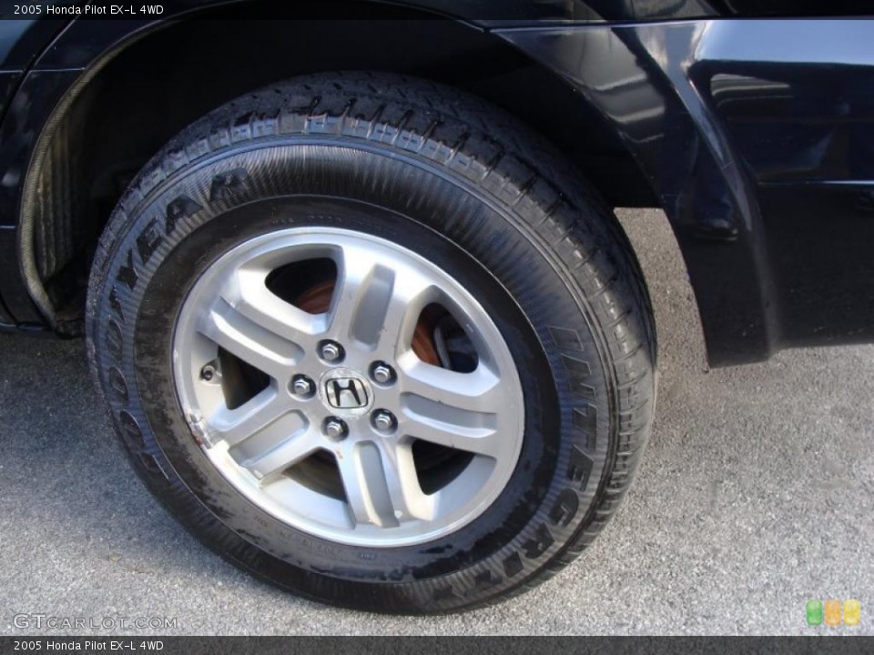 2005 Honda Pilot EX-L 4WD Wheel and Tire Photo #40887457