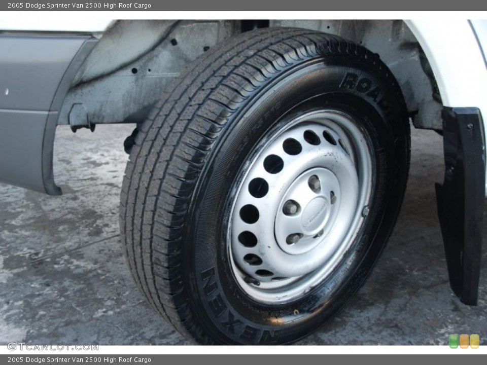 2005 Dodge Sprinter Van 2500 High Roof Cargo Wheel and Tire Photo #40896473