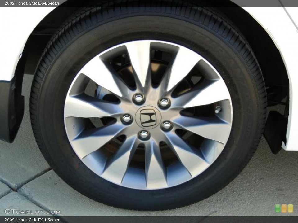 2009 Honda Civic EX-L Sedan Wheel and Tire Photo #40899761