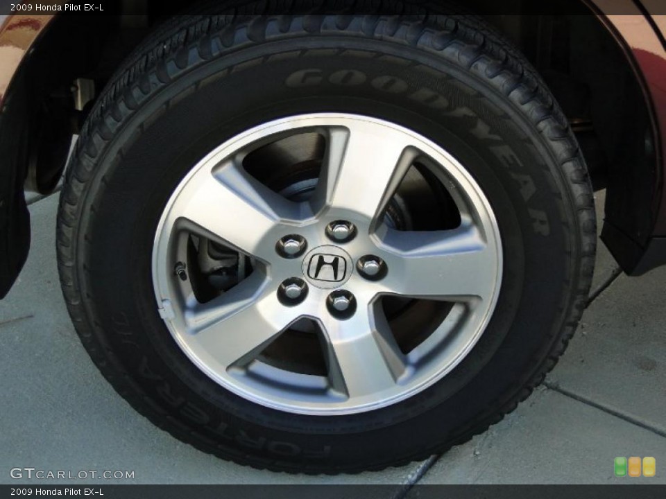 2009 Honda Pilot EX-L Wheel and Tire Photo #40902433