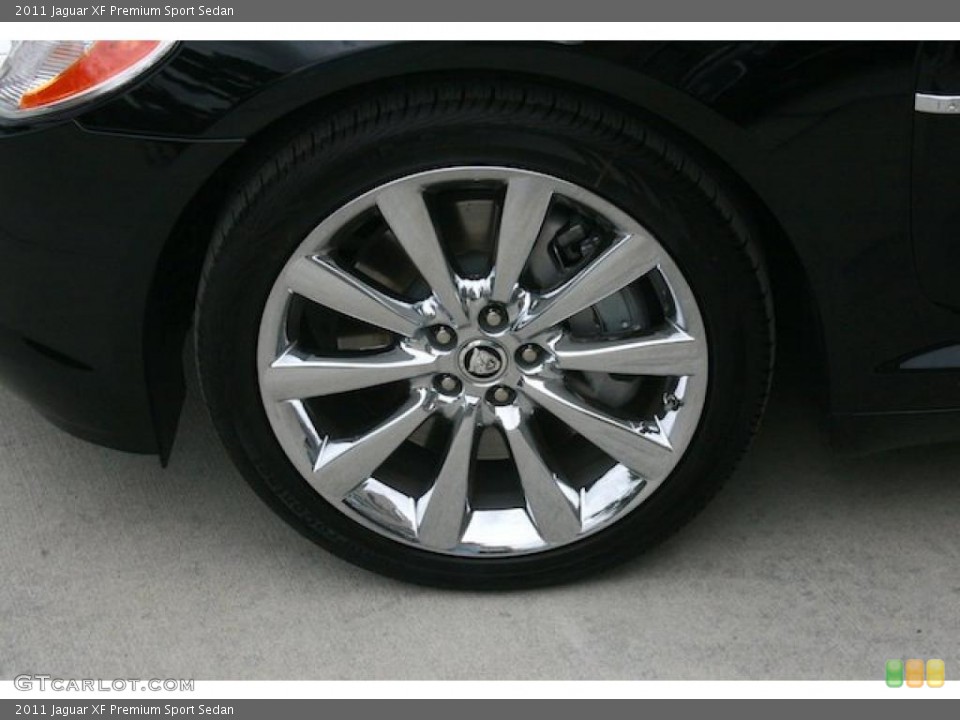 2011 Jaguar XF Premium Sport Sedan Wheel and Tire Photo #40904353