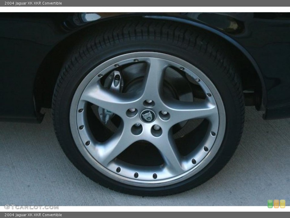 2004 Jaguar XK XKR Convertible Wheel and Tire Photo #40906789