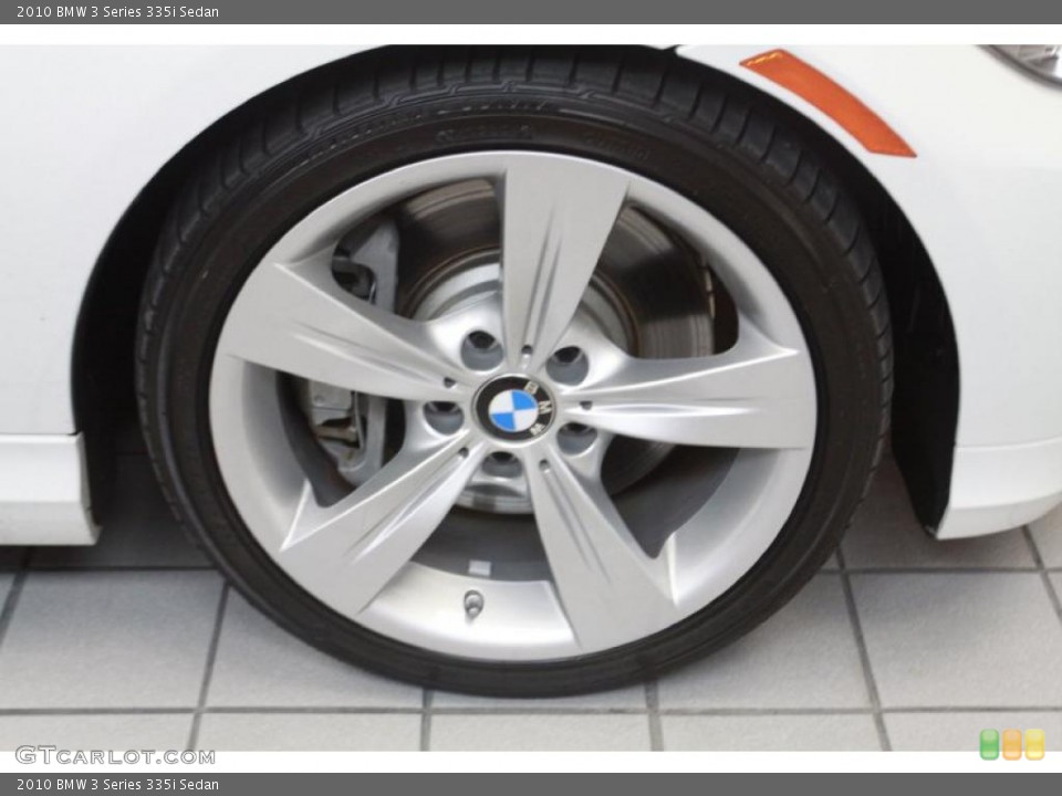 2010 BMW 3 Series 335i Sedan Wheel and Tire Photo #40911105