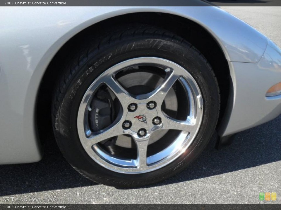 2003 Chevrolet Corvette Convertible Wheel and Tire Photo #40914185